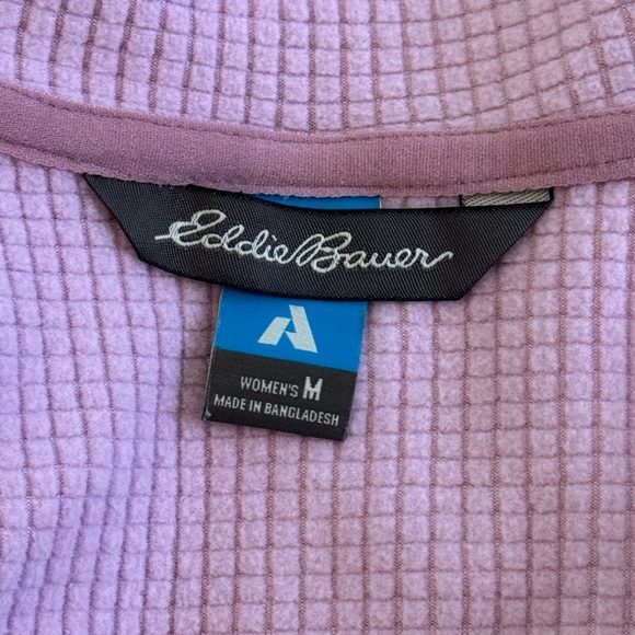 Eddie Bauer Full Zip Hoodie Jacket ‘FirstAscent’ Activewear, Lavender- size M - Picture 8 of 10
